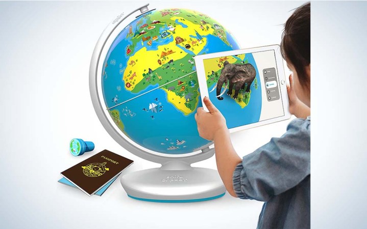  The PlayShifu Orboot Earth Globe is one of the best science gifts for kids.