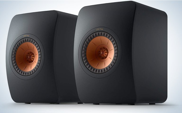 KEF LS50 Meta bookshelf speakers in black