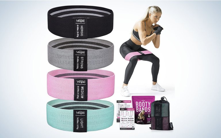 Vergali Fabric Booty Bands are best for glutes.