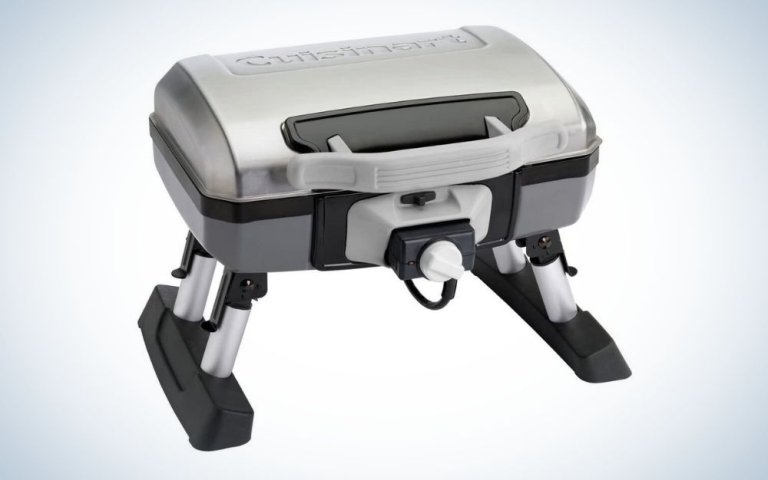 The Cuisinart Electric Tabletop Grill is the best portable grill for city dwellers.