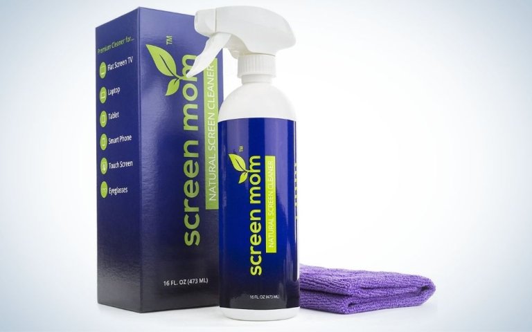 Screen Mom is the best screen cleaner that's natural.