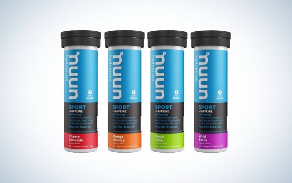 The Nuun Sport Caffein is best electrolyte drink for runners.