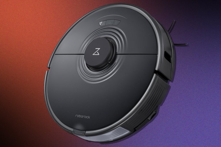 A Roborock S7 vacuum.