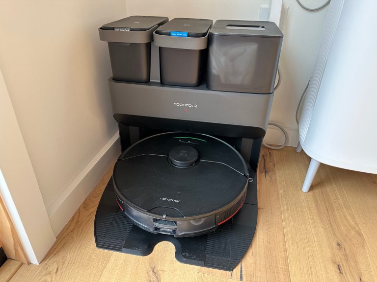 The Robovac S7 MaxV Ultra Robot Vacuum and Mop is one of the best robot vacuums that's a combo.