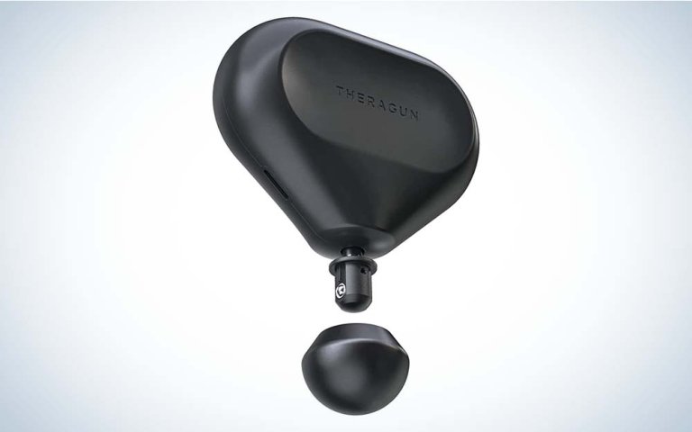 The TheraGun Mini Massager is the best back massager that's a mini massager.