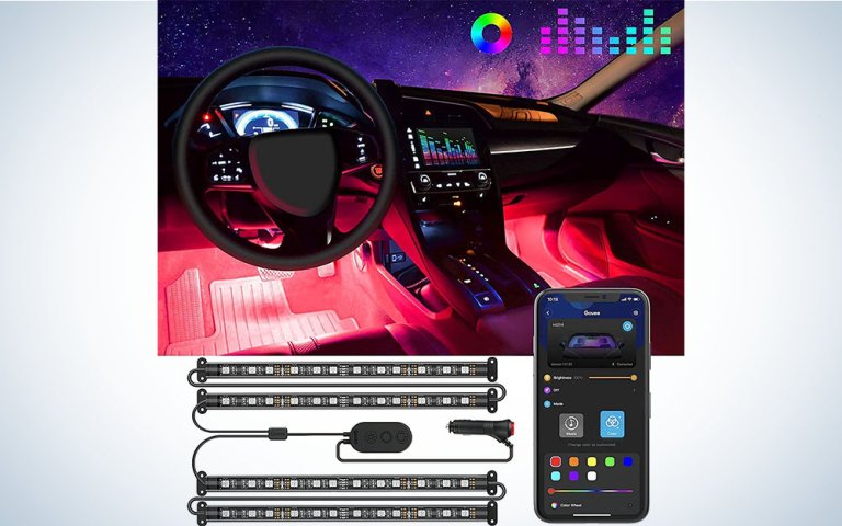 Govee Interior Lights for Car on a white background.
