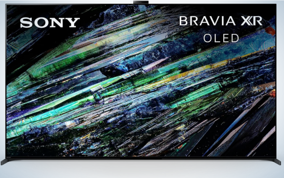 Sony A95L on a plain white background.