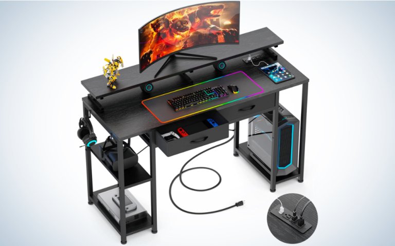 GIKPAL Computer Desk with Drawers