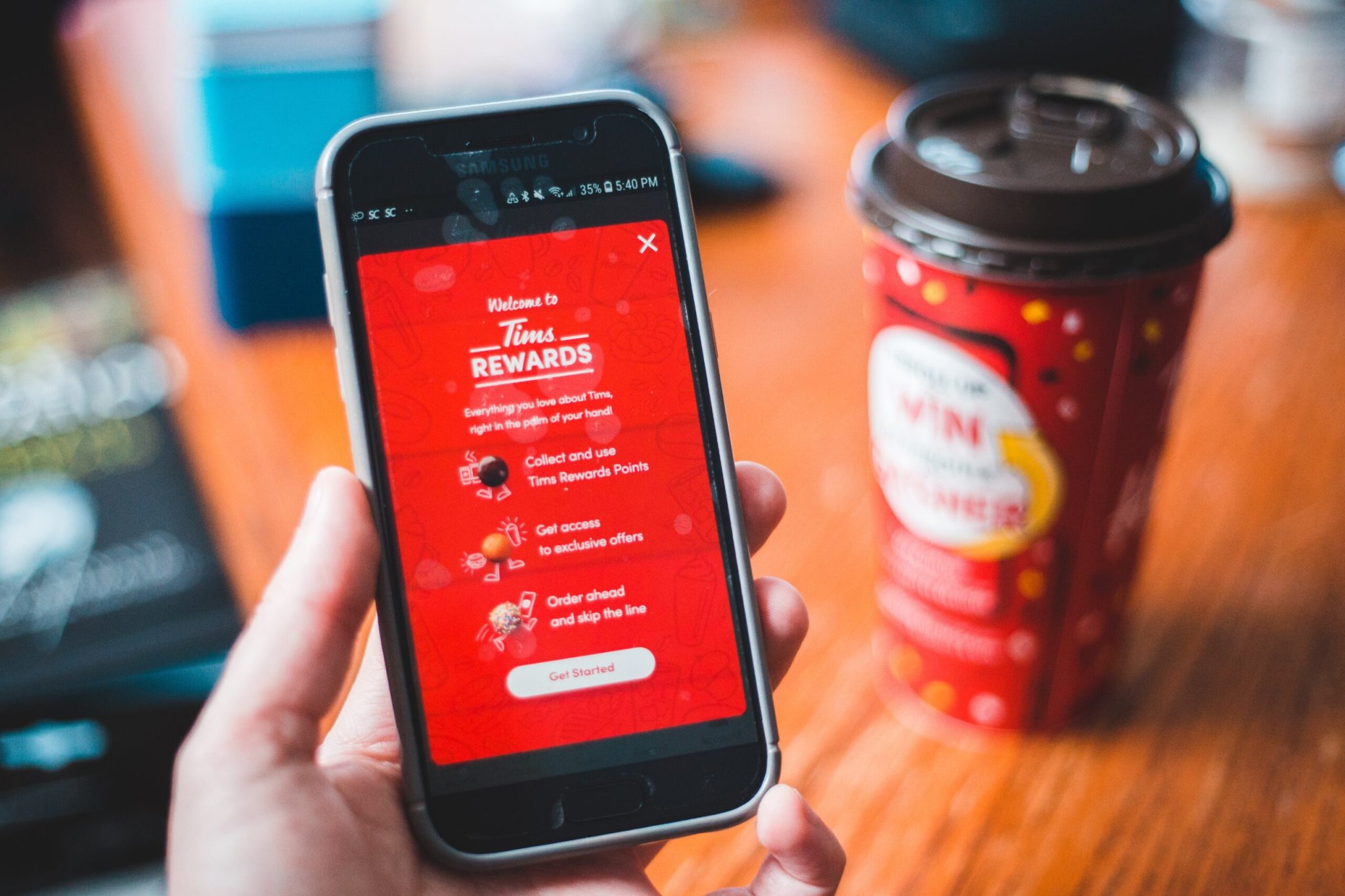 tim hortons mobile app