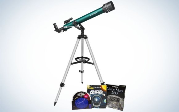 Orion Observer II 60mm AZ Refractor Telescope Starter Kit is the best for kids.