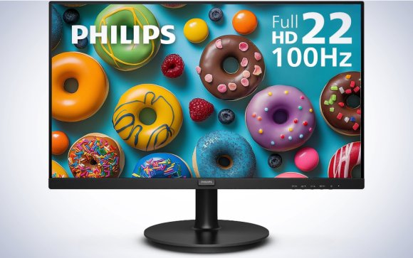 Philips 221V8LB on a plain white background.