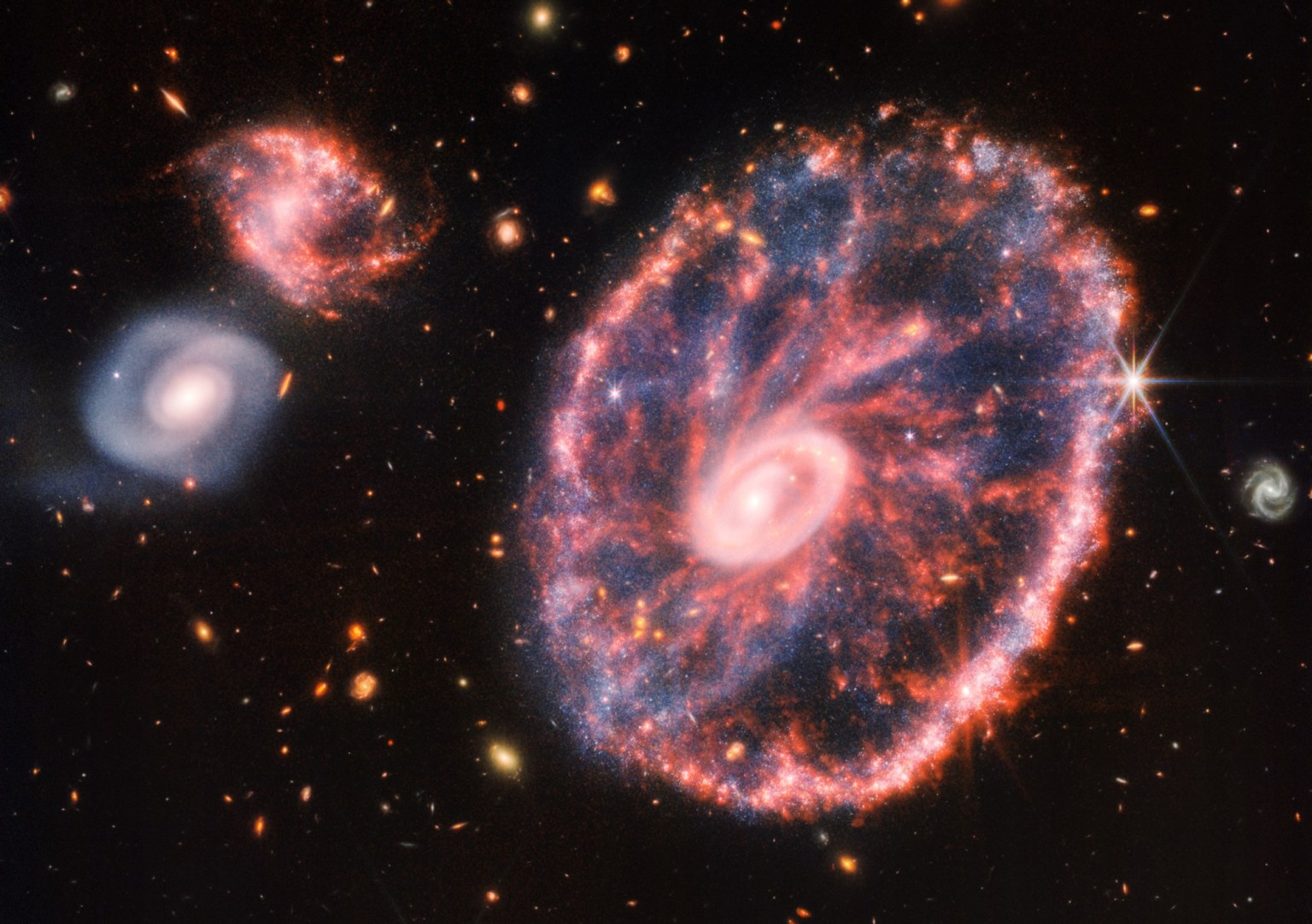All Galaxy JWST captures the Whirlpool Galaxy in all its glory | Popular Science