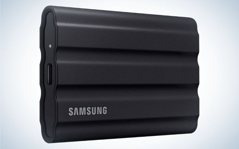 Samsung T7 Shield 2TB Portable SSD is the best high speed external hard drive for PS5.