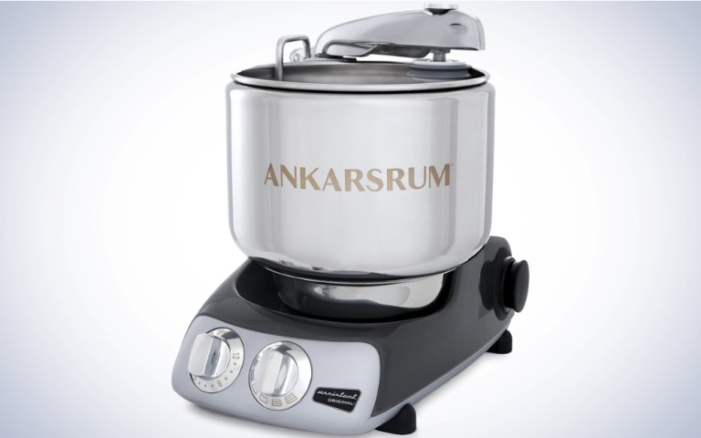 Ankarsrum Original Stand Mixer on a plain white background.
