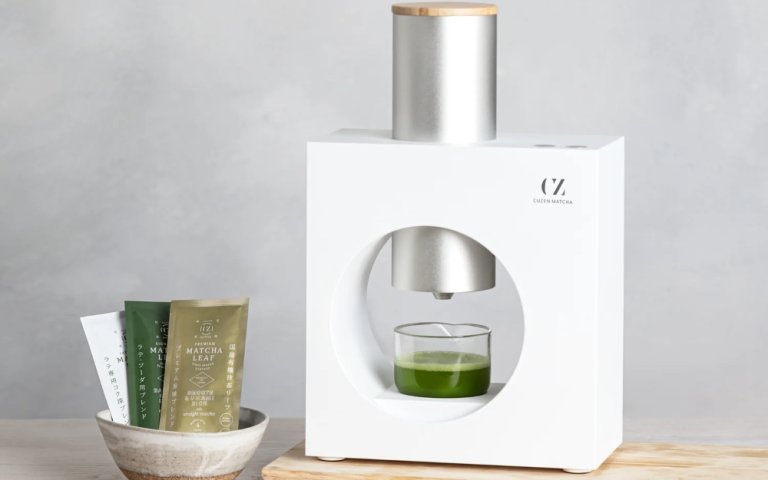 Cuzen's Matcha Maker Starter Kit on a tabletop.