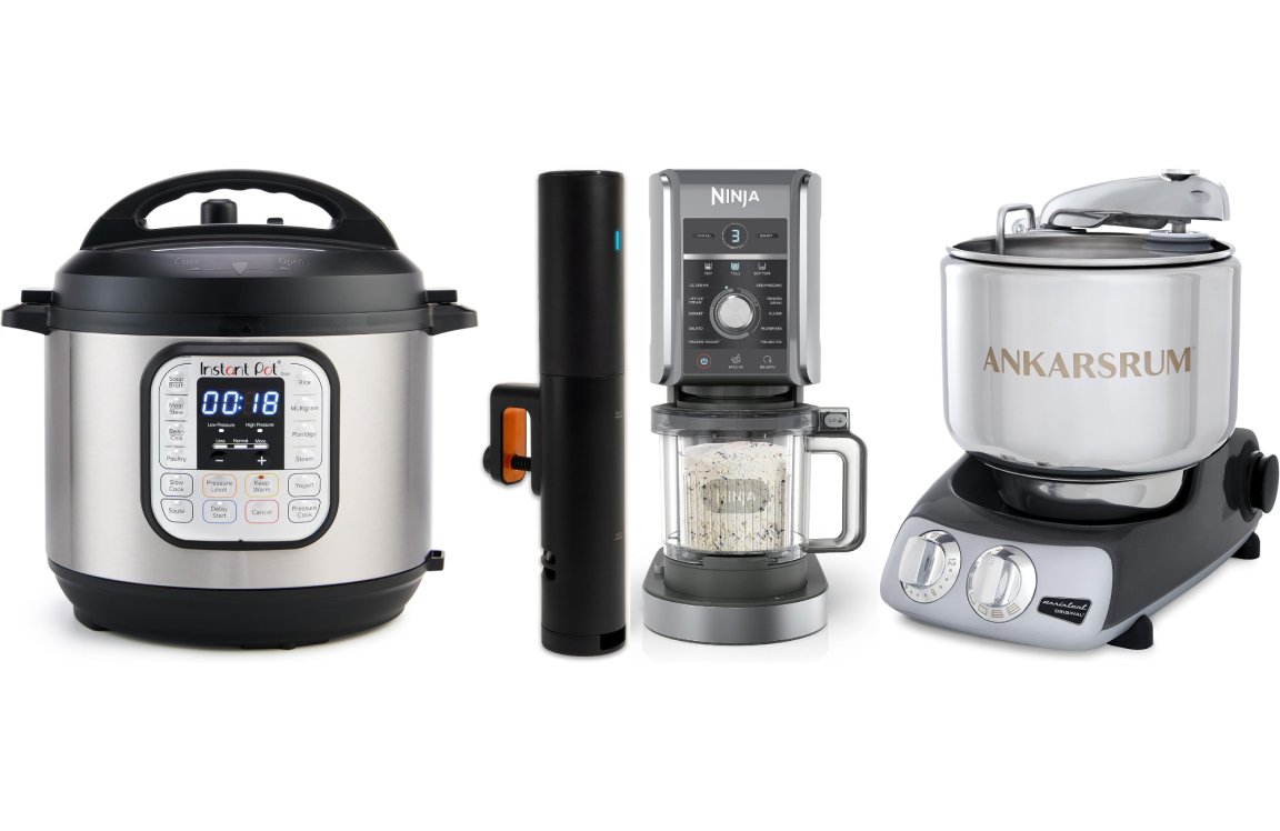 The best kitchen gifts on a plain white background.