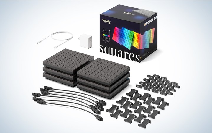 Twinkly Squares app-controlled LED panels starter kit