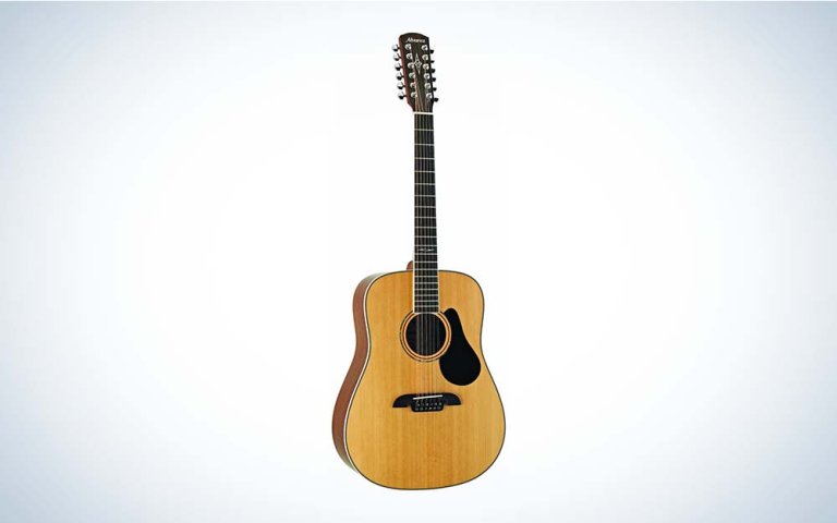 The Alvarez AD60 Dreadnought Guitar is the best acoustic guitar overall.