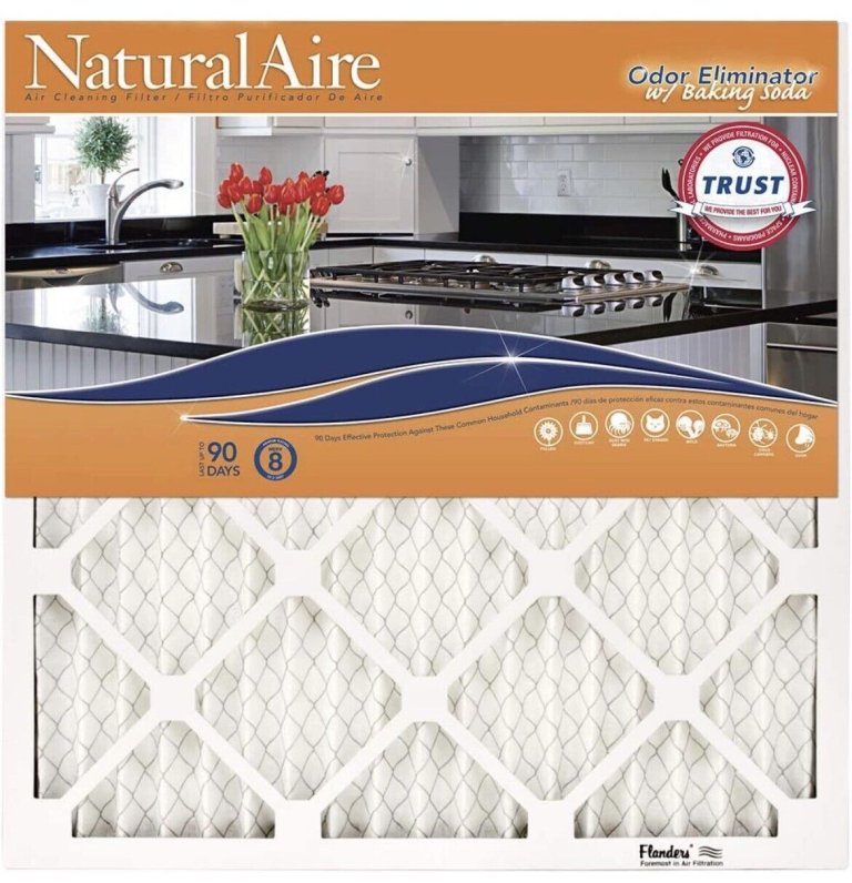 Flanders Natural Aire makes the best HVAC air filters for odors.
