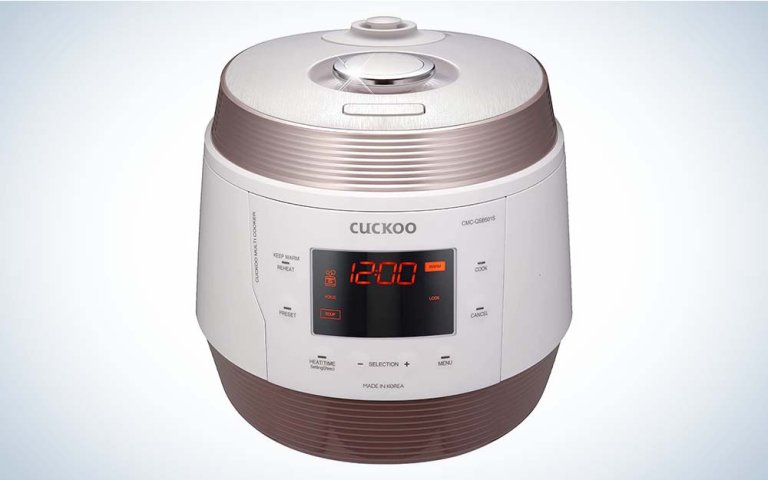 The Cuckoo Q5 is the best pressure cooker for design.
