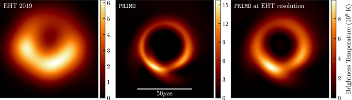 First black hole image sharpened with AI | Popular Science