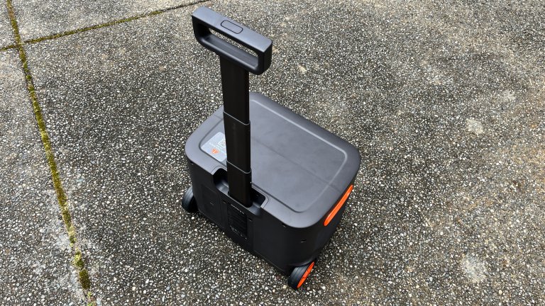 Jackery Explorer 3000 with handle extended