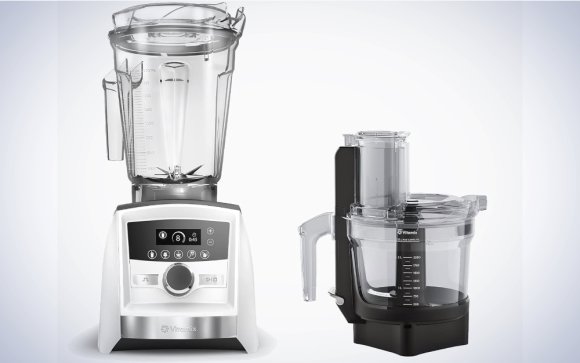 Vitamix A3500 Gourmet SmartPrep Kitchen System on a plain white background.
