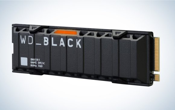 WD Black SN850X SSD on a plain background