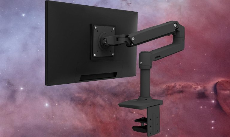 Ergotron – LX Monitor Arm, Single Monitor Desk Mount