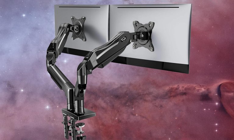 HUANUO FlowLift Dual Monitor Stand