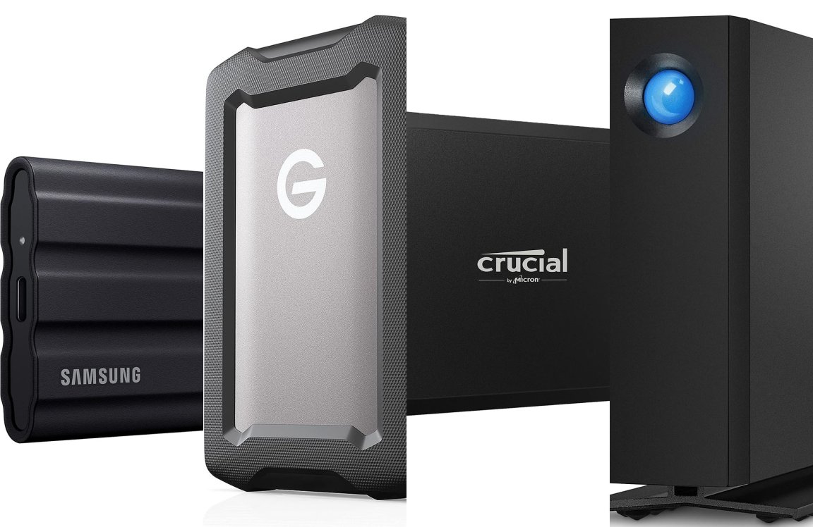 Best external drives for Macs sliced header
