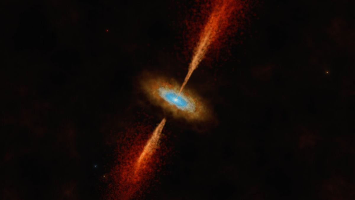 Astronomers spot an extragalactic star with a disc around it for
