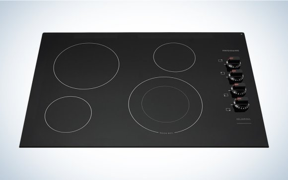 Frigidaire FFEC3025UB Gallery 30-in. Electric Cooktop on a grey product card background