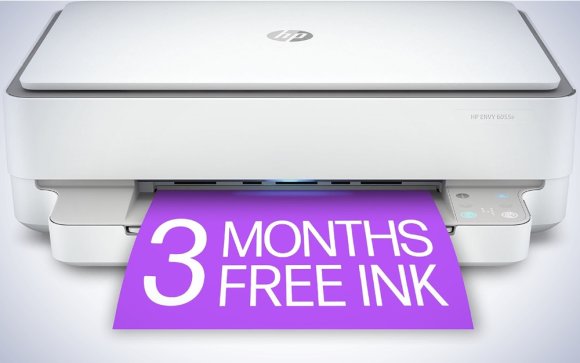 HP ENVY 6055e on a plain white background.