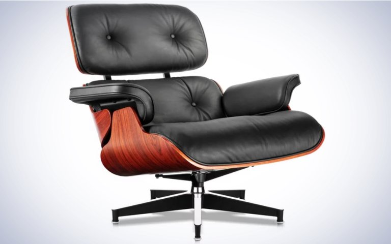 eChamp Mid Century Lounge Chair on a plain white background.