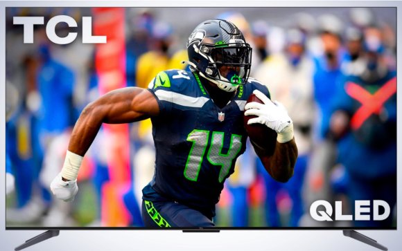 TCL's 65Q750G on a plain white background.