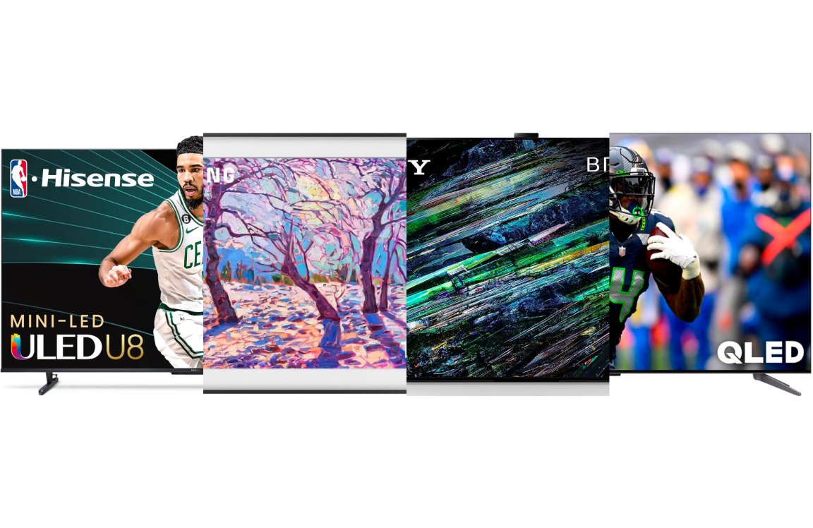 These are the Best TVs for sports on a plain white background.
