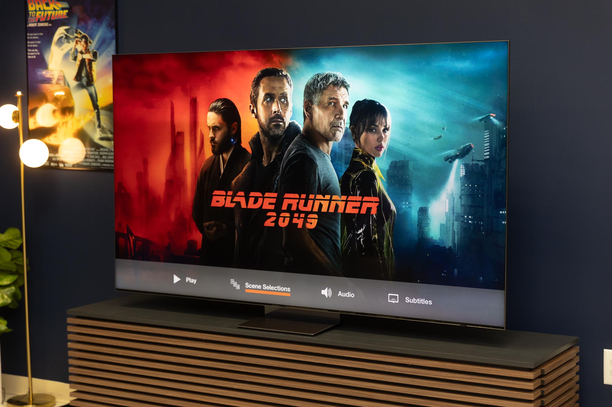 QN900D TV on a stand