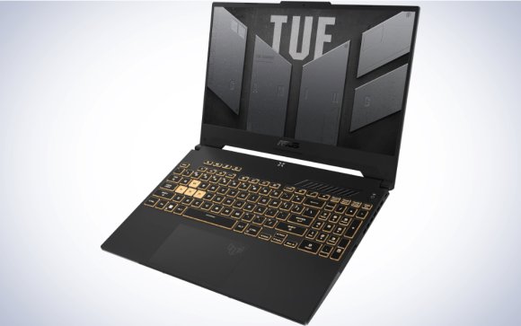 ASUS TUF Gaming F15 on a plain white background.