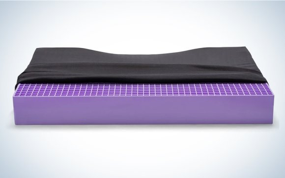 Purple Ultimate best splurge seat cushion for office chairs showing its gel grid interior