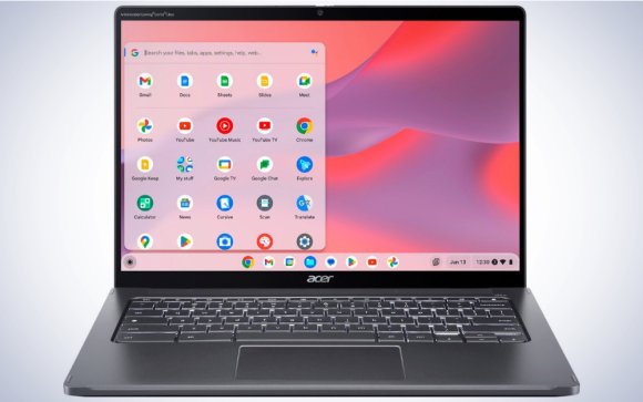 Acer Chromebook Spin 714 on a plain white background.