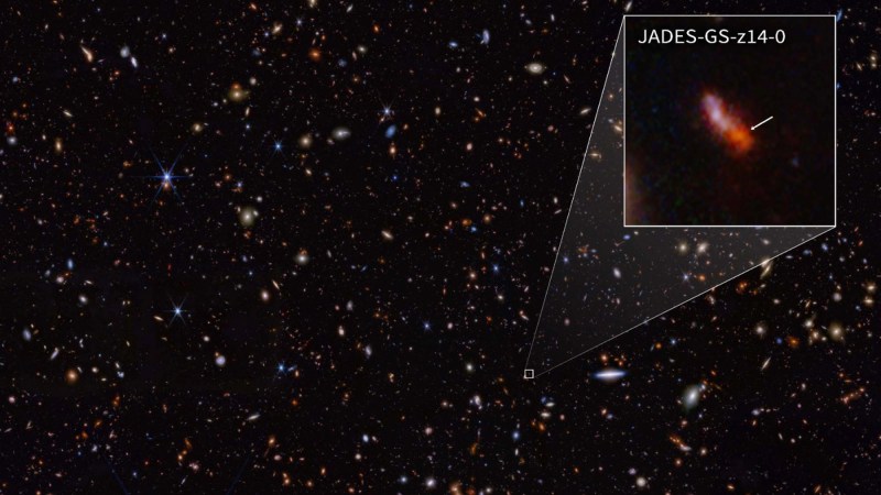 JWST discovers earliest galaxy ever observed