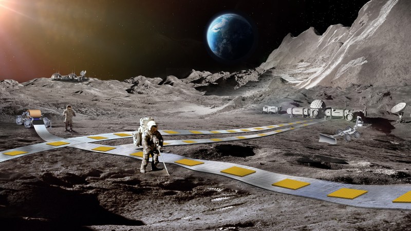 Wild NASA proposal envisions magnetic hover trains on the moon