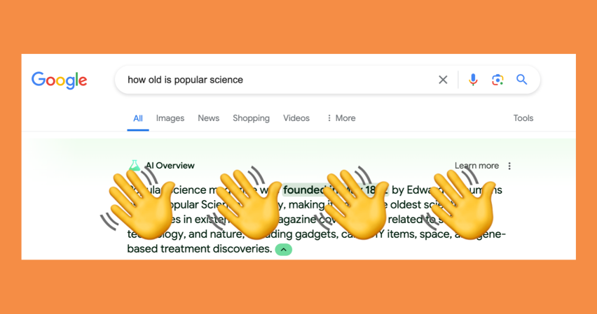 How to avoid AI in your Google searches