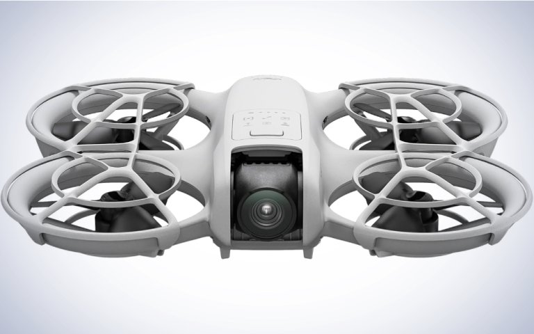 DJI Neo Drone on a plain white background.