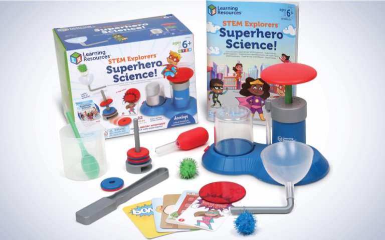Learning Resources' STEM Explorers Superhero Science on a plain white background.