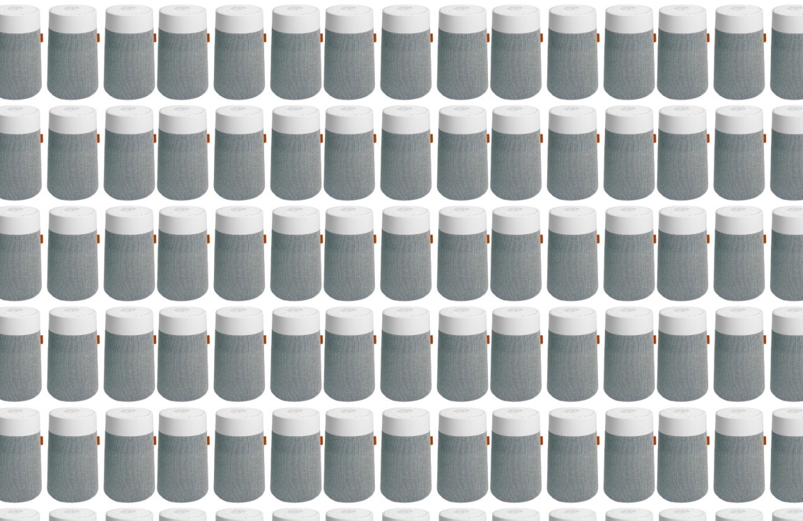 BLUEAIR Mini Air Purifier on a plain white background.