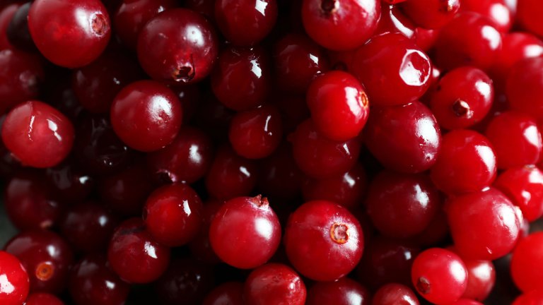 pile of cranberries