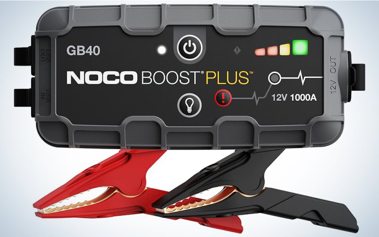 Noco Boost Plus portable jump starter on sale for cyber monday