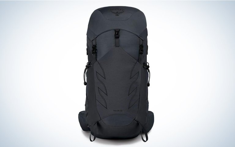 Osprey Talon 33L backpack on a plain background